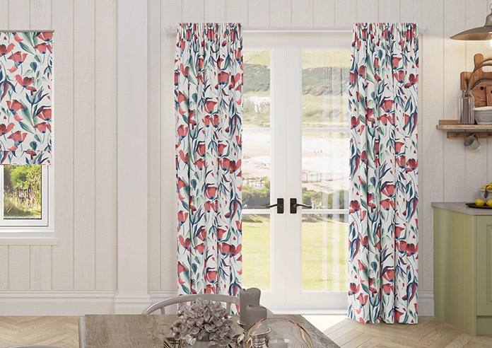 Belle Fuchsia, Neapolitan - Made to Measure Curtains - Image 3